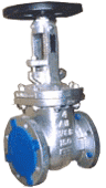 C. S. Gate Valve Flanged ANSI